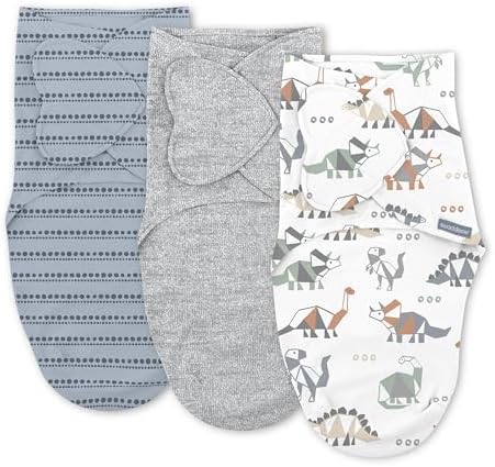 Monogram Swaddle — Dino Mite, 3-Pack