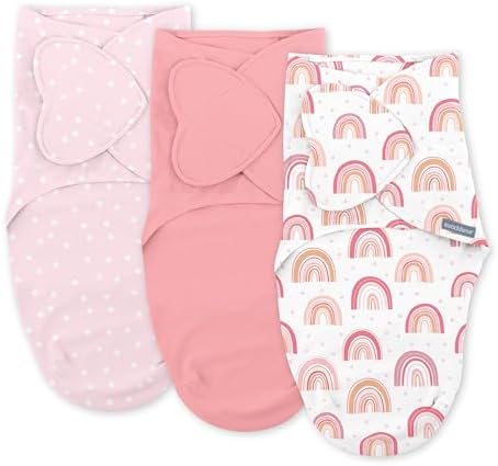 Monogram Swaddle — Rainbow, 3-Pack